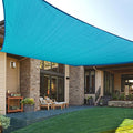 LOVE STORY Custom Size 7'x9' Turquoise Blue Sun Shade Sail Rectangle UV Block by LOVESTORY
