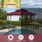AECOJOY 8' x 5' Grill Gazebo, Grill Canopy - Image 3