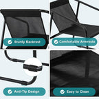 DUMOS 4 Piece Patio Furniture Set，Outdoor Patio Furniture Conversation Set - Image 3