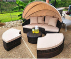 SUNCROWN Outdoor Patio Round Daybed - Image 2