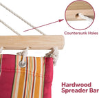 SUNCREAT Double Hammock Quilted Fabric Swing - Image 5