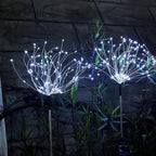 JJGoo Solar Firework Lights, 2 Pack 180 LEDs 2 Lighting Modes Solar Lights - Image 4