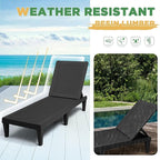 Greesum Outdoor Chaise Lounge Chairs Set of 4 - Image 6
