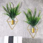 2 Pieces Gold Wall Decor Hanging Planters - Image 6