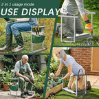 FLINTER Garden Kneelers Seat, Stable and Save Tip-Resistant Design 10.2" Wider - Image 4