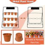 Sunnyglade 3-Tier Metal Plant Stand Rack Multiple Flower Pot Holder Shelf - Image 4