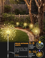 suddus Solar Garden Lights Outdoor Waterproof Decorative, Solar Fairy Lights - Image 3