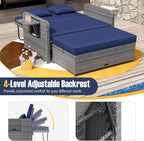 RELAX4LIFE Wicker Patio Outdoor Daybed - Image 4