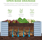 Best Choice Products 4x2x2ft Outdoor Metal Raised Garden Bed, Deep Root Box - Image 5