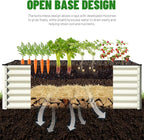 SnugNiture Galvanized Raised Garden Bed 6x3x2FT Outdoor Large Metal Planter Box - Image 4