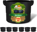 Gardzen 6-Pack 15 Gallon Grow Bags, Aeration Fabric Pots by Gardzen