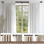 Modern Antique Brown Bronze Curtain Rods - Image 4