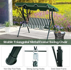 Tangkula 3 Person Porch Swing, Patio Swing - Image 7
