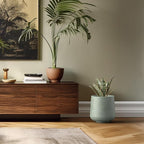 Kante 11.6" Dia Round Concrete Planter, Outdoor Indoor Large Plant Pots - Image 5