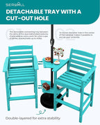 SERWALL Tall Adirondack Chairs Set of 2 - Image 4