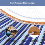 SUNCREAT Double Hammock with Stand Included, Portable Hammock with Stand and - Image 3