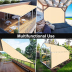 Artpuch 90% Sun Shade Cloth, 6 x 12 FT Pergola Shade Cover Canopy - Image 8