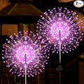 JJGoo Solar Firework Lights, 2 Pack 180 LEDs 2 Lighting Modes Solar Lights by JJGoo