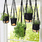 GARDIFE Hanging Planters for Indoor Plants, Macrame Plant Hanger, 35 Inches - Image 3