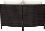 Merax 5-Piece Outdoor Sectional Sofa Set, All-Weather PE Wicker Patio Furniture - Image 10