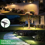 Solar Light Outdoor Waterproof IP65, 56 LED 3 Color Modes Solar Spot Lights - Image 6