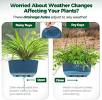 T4U 12 Inch Large Hanging Planters - Image 5