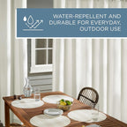 TOWN & COUNTRY BASICS Cabana Solid Heavyweight Indoor Outdoor Curtains - Image 7