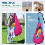OUTREE Kids Pod Swing Seat, Cotton Child Hammock Swing Chair, Sensory Swing - Image 2