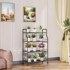 GIOTORENT Plant Stand Outdoor Indoor 4 Tier Metal Waterproof - Image 4