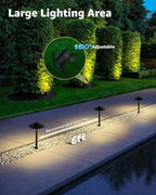 SUNVIE All-in-ONE Landscape Lighting Kit 6-Pack LED Outdoor Pathway Lights - Image 6