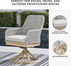 Signature Design by Ashley Seton Creek Cottage Nuvella Weather Resistant Fabric - Image 5