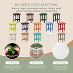 WestinTrends Dylan Adirondack Round Outdoor Side Table - Image 6