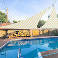 E&K Sunrise 21' x 21' x 21' Sun Shade Sail Triangle Canopy Shade Cover UV Block by EKSUNRISEINC