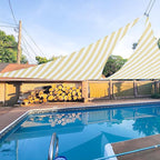 E&K Sunrise 25' x 25' x 25' Sun Shade Sail Triangle Canopy Shade Cover UV Block by EKSUNRISEINC