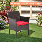 FDW Patio Furniture Set PE Rattan Patio Set Wicker Outdoor Furniture Bistro Set - Image 5