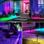 SUNVIE All-in-One RGBW Landscape Lighting Kit, 8 Pack Color Changing Low - Image 7