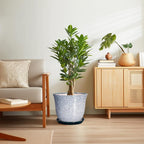 12 Inch Pot for Plants- Ceramic Planter Indoor Outdoor, Round Large Plant Pots - Image 7
