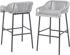 Christopher Knight Home Sivir Outdoor Barstool Set of 2, Patio Woven Rope Bar - Image 9