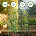 65" Tall Cucumber Trellis for Raised Bed, Garden Trellis for Climbing Plants - Image 6