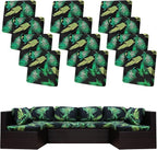 12Pcs Stretch Patio Cushion Covers, Outdoor Couch Covers Replacement, Outdoor by BIETYONE
