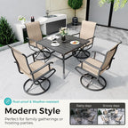 Pamapic Textilene Outdoor Dining Chair 1 Piece - Image 3