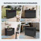 HIPS All-Weather Outdoor Storage Cabinet, Outdoor Sideboard - Image 7