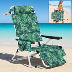 MOPHOTO Oversized Beach Lounge Chair, 5-Position Adjustable Tanning Chair - Image 6