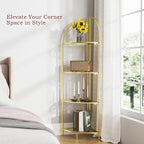 Crofy Foldable 4 Tier Corner Shelf, Metal Corner Plant Stand - Image 4