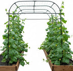 Wide Arch Trellis 7FT Extra Tall Garden Trellis Arch – Sturdy Plastic Coated by GardenArchTrellisforPlants