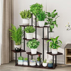 AZERPIAN Plant Stand 9 Tier Indoor Metal Flower Shelf - Image 2