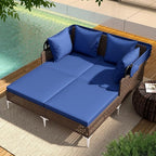 Tangkula Outdoor Rattan Daybed - Image 3