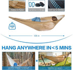 PNAEUT Handwoven Mayan Hammock, Thick Soft Rope Double Hammock - Image 6