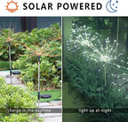 2 PCS Solar Firework Light, Outdoor Solar Garden Decorative Lights 120 LED - Image 5