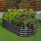 Land Guard 18“ Tall 4×2ft Galvanized Raised Garden Bed Kit, Galvanized Planter - Image 4